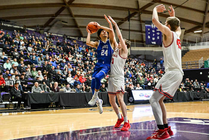 Lincoln Gresham 6A Oregon boys basketball quarterfinal Naji Saker -67